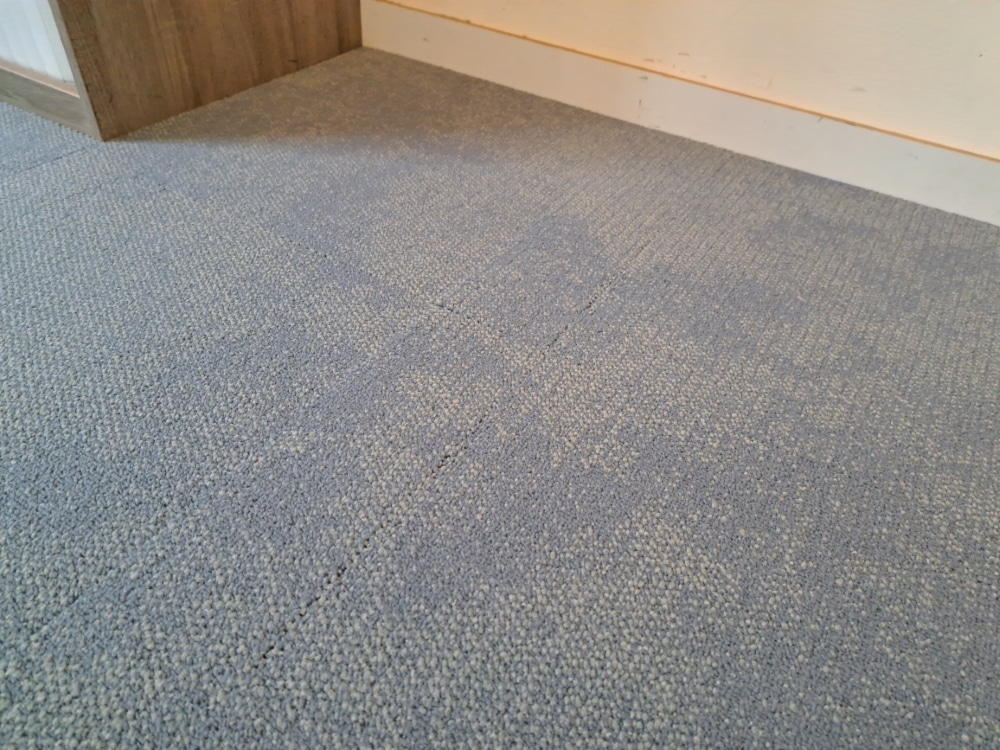 tapijttegels interface composure blauw