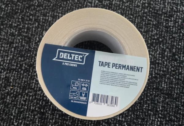 dubbelzijdige tapijttegel tape 25 meter