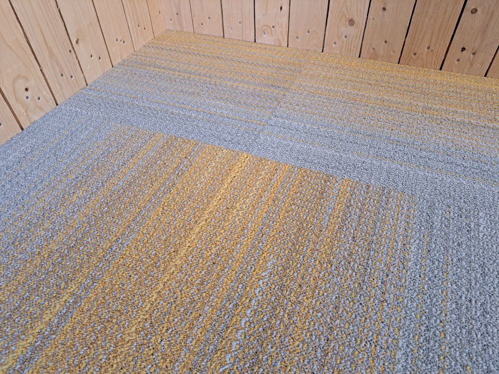 woven gradience w2 4307011 grijs/geel