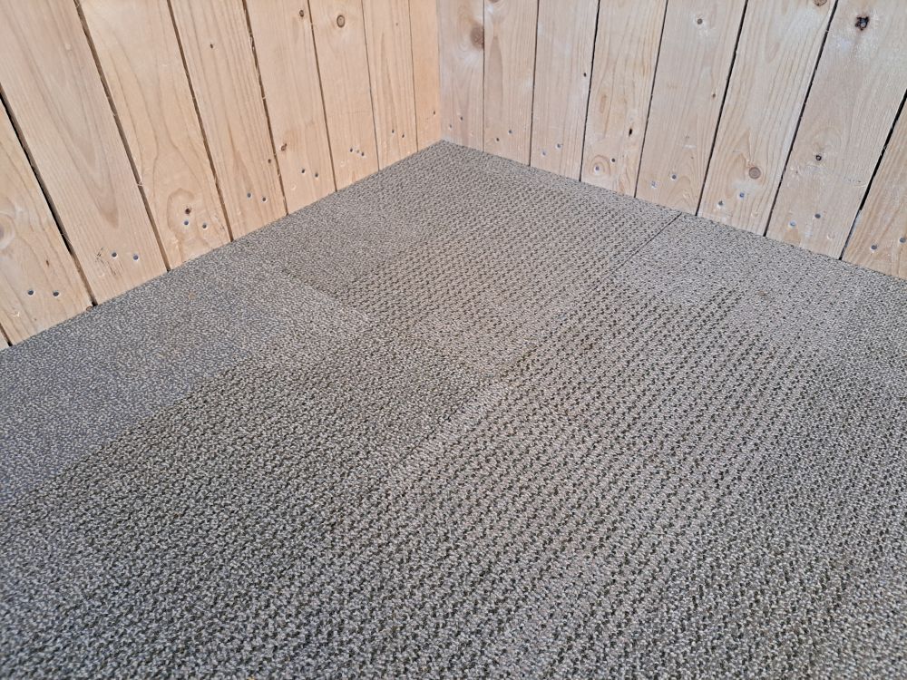 transformation mixkleur, gebruikt re use c, groen/blauw/beige 2422