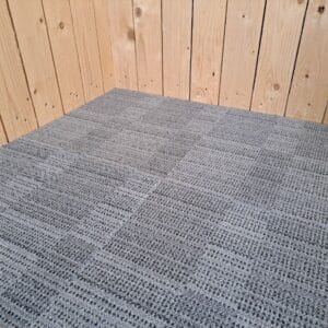 tapijttegel onbekend, gebruikt b keus, 48.5x48.5 reuse, blauw