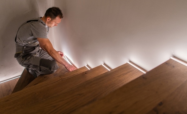 trap licht instellen