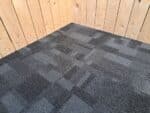 tapijttegel, gebruikt, b keus, zwart 2516