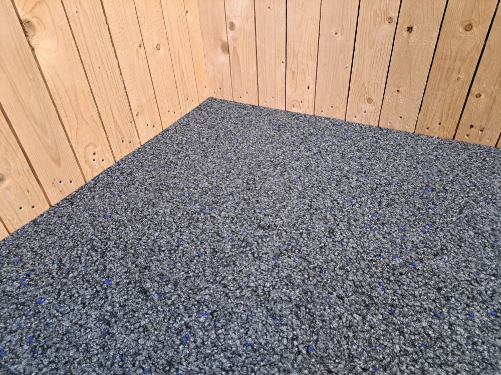 gebruikte tapijttegel b kwaliteit 2521 grijs/blauw